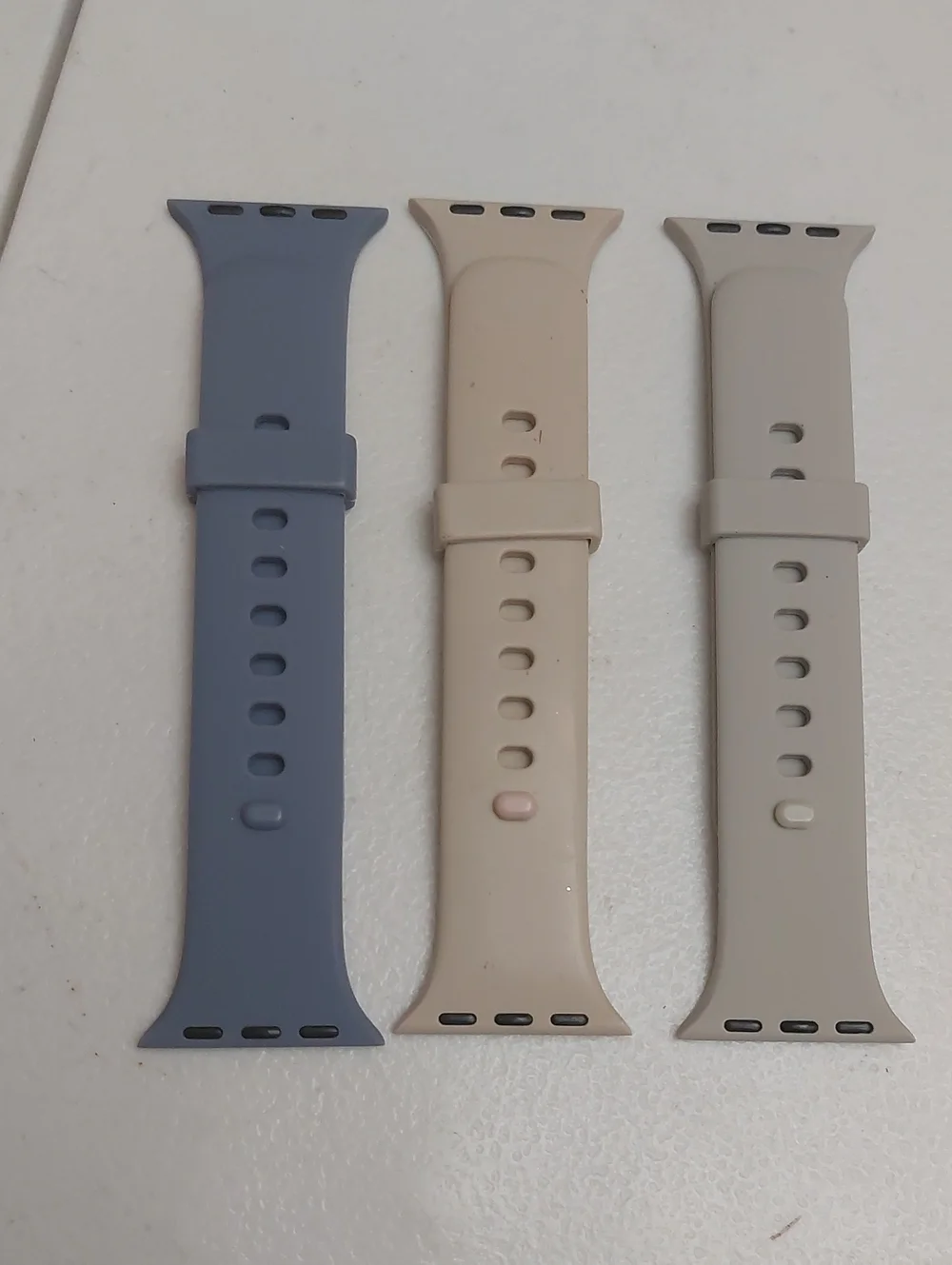 Lot Of 3 38/40mm Silicon Watch Band Compatible With Apple Watch